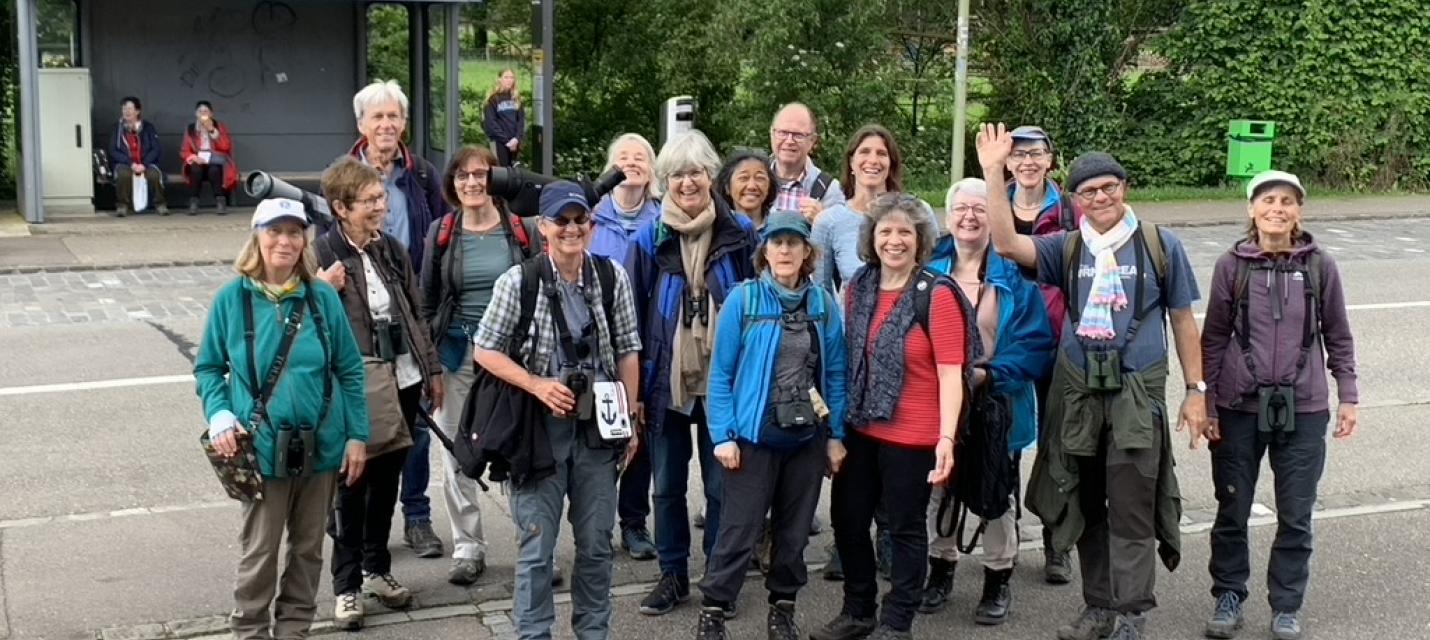 Gruppenfoto, Einführung in die Vogelkunde Oberwil 2024